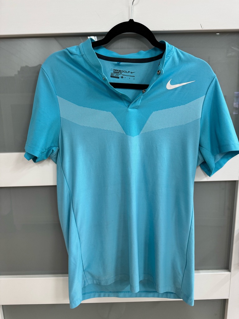 Nike Mens Turquoise ShortSleeve Golf Polo